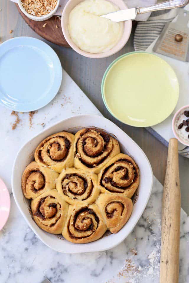 Carrot Cake Cinnamon Rolls