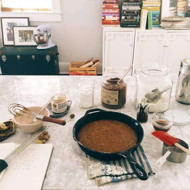 One-Skillet Dark and Stormy Banana Bread