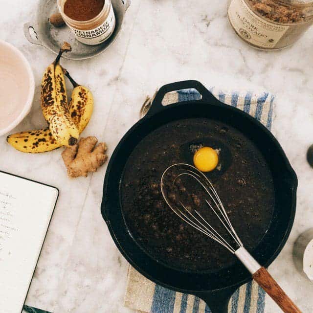 One-Skillet Dark and Stormy Banana Bread