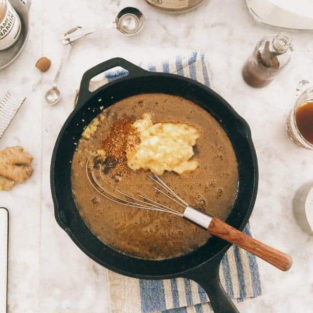 One-Skillet Dark and Stormy Banana Bread