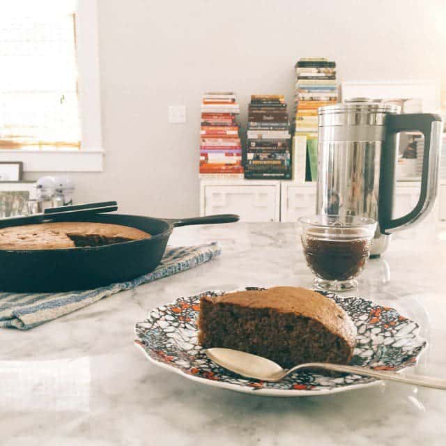 One-Skillet Dark and Stormy Banana Bread