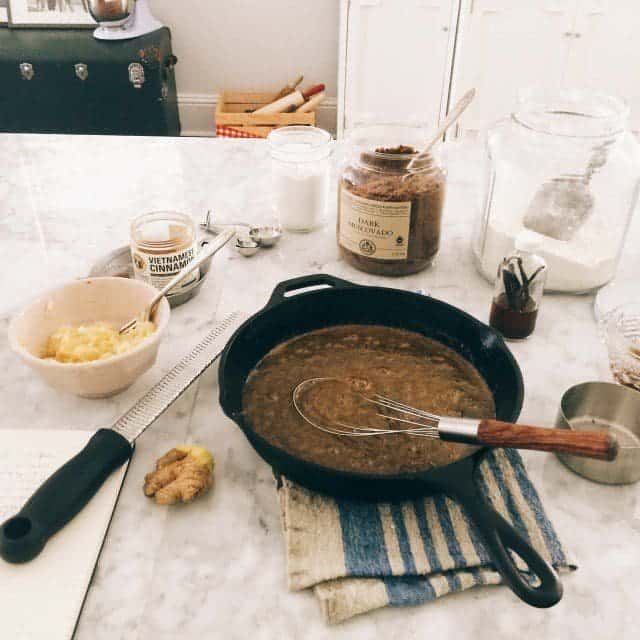 One-Skillet Dark and Stormy Banana Bread