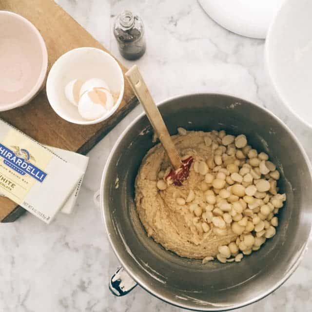 The Best Brown Butter White Chocolate Macadamia Cookies