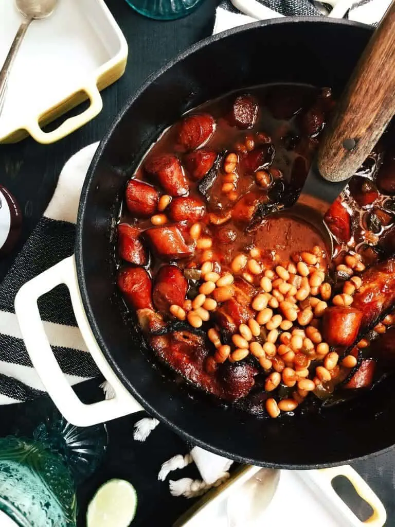 Homemade Franks and Beans