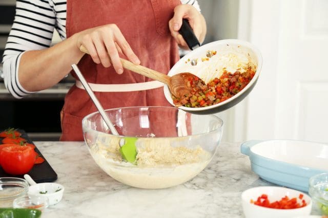 Cajun Stuffed Tomatoes with Creamy Grits