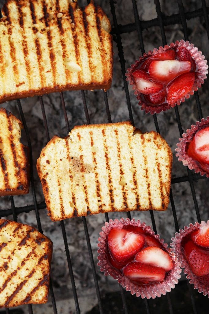 Grilled Strawberry Shortcake