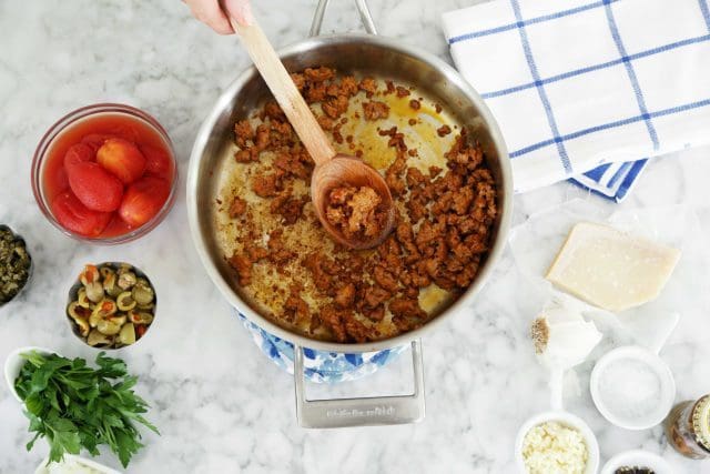 Very Versatile Orecchiette Pasta with Sausage + Parmesan