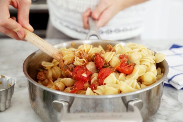 Very Versatile Orecchiette Pasta with Sausage + Parmesan