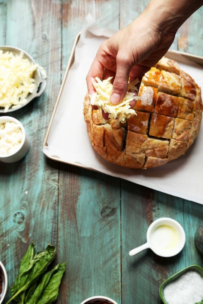 Mediterranean Pull Apart Bread