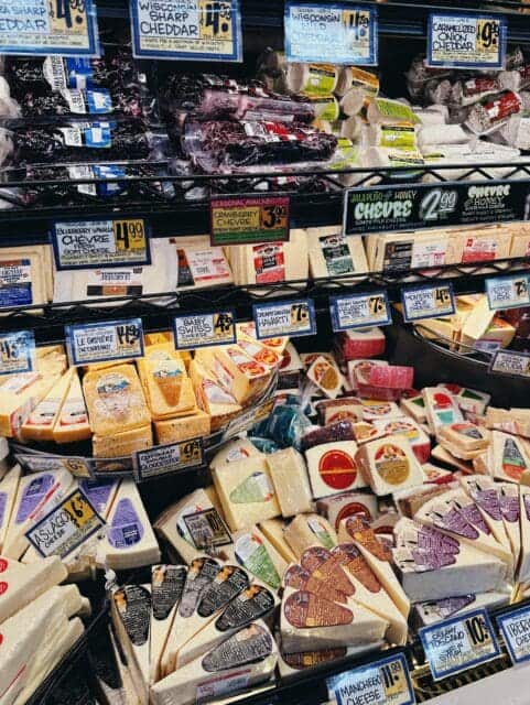 trader joes haul - the cheese selection