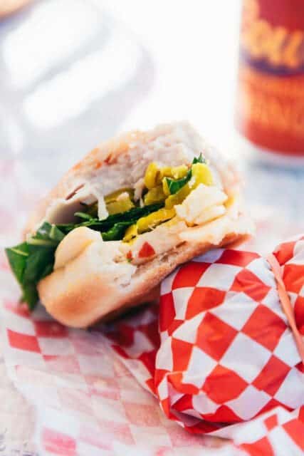 the best car sandwich with a bite taken out of it