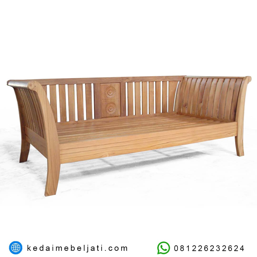 Bangku Kayu Jati Jepara