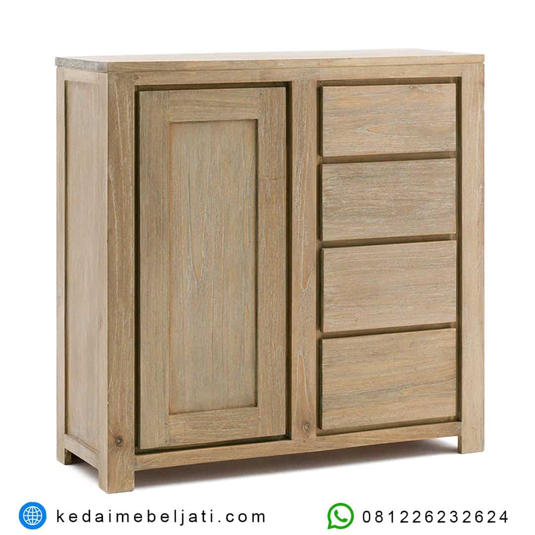 Buffet Minimalis Jati Recycle