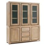 Almari Pajangan Jati 3 Pintu