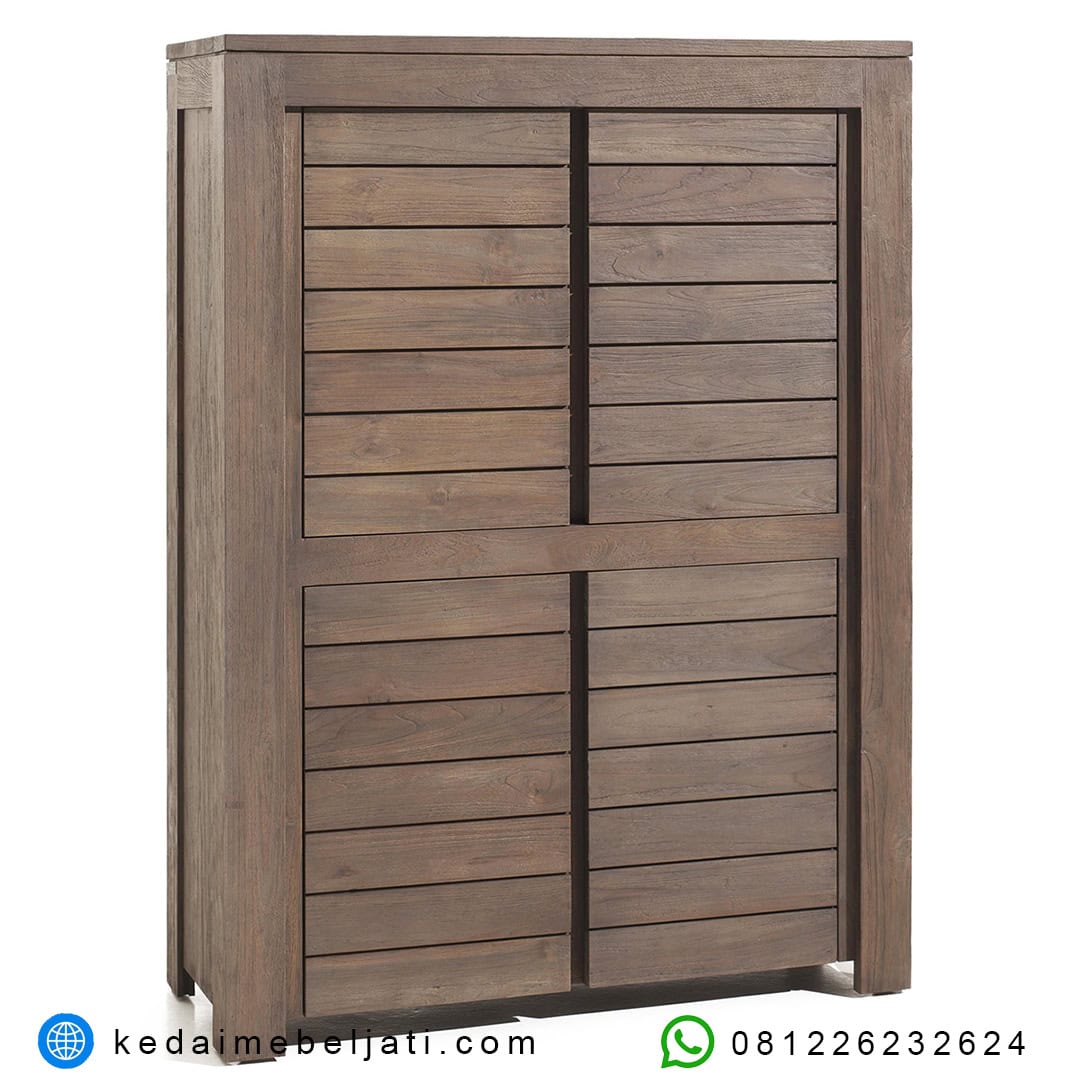Almari Pakaian Minimalis 4 Pintu