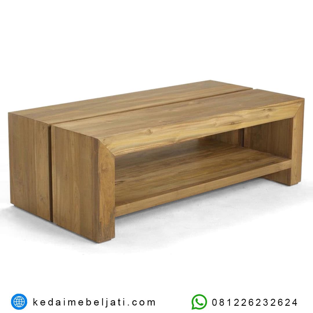 Meja Kopi Jati Minimalis