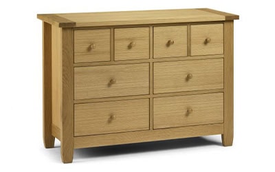 Nakas Drawer Jati Minimalis 4 over 4
