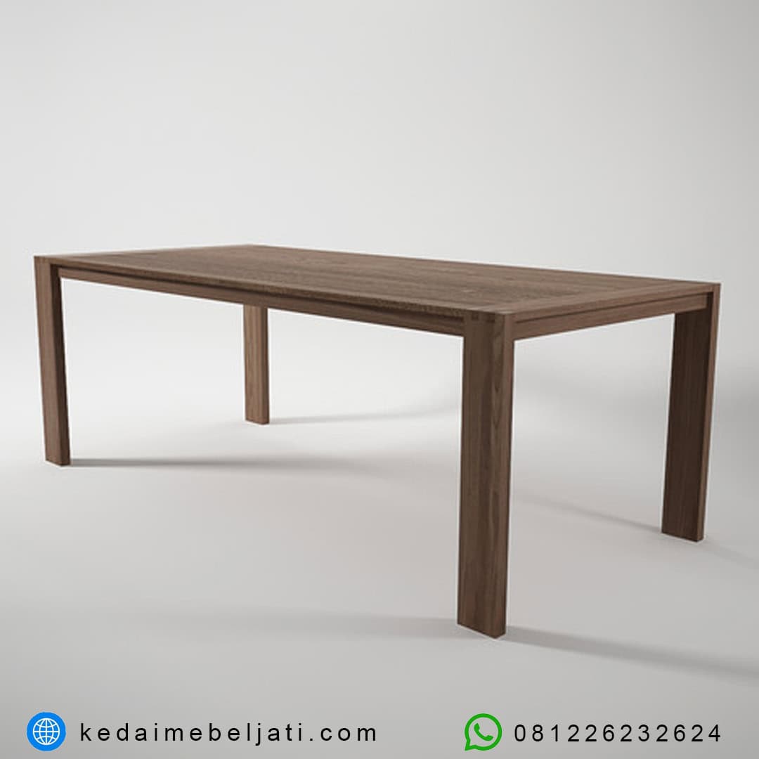 Meja Makan Minimalis Kayu Jati