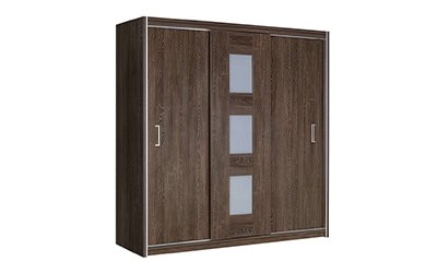 Lemari Pakaian Jati 3 Pintu Denver