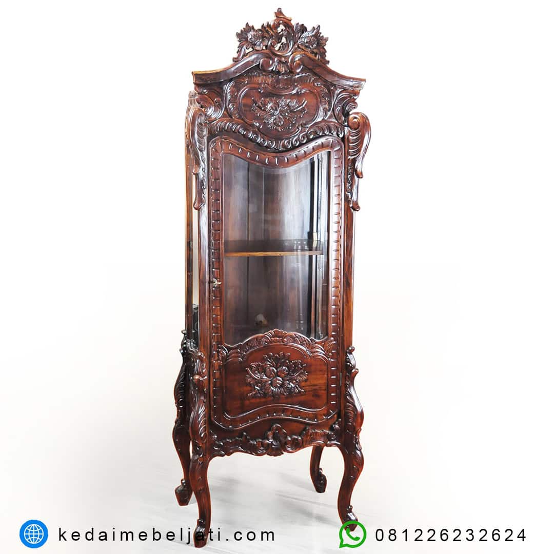Lemari Pajang Klasik Victorian
