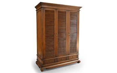 Almari Pakaian Pintu 3 Model Antik Opium