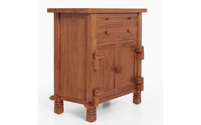Nakas Kayu Jati Model Etnik KNL 076