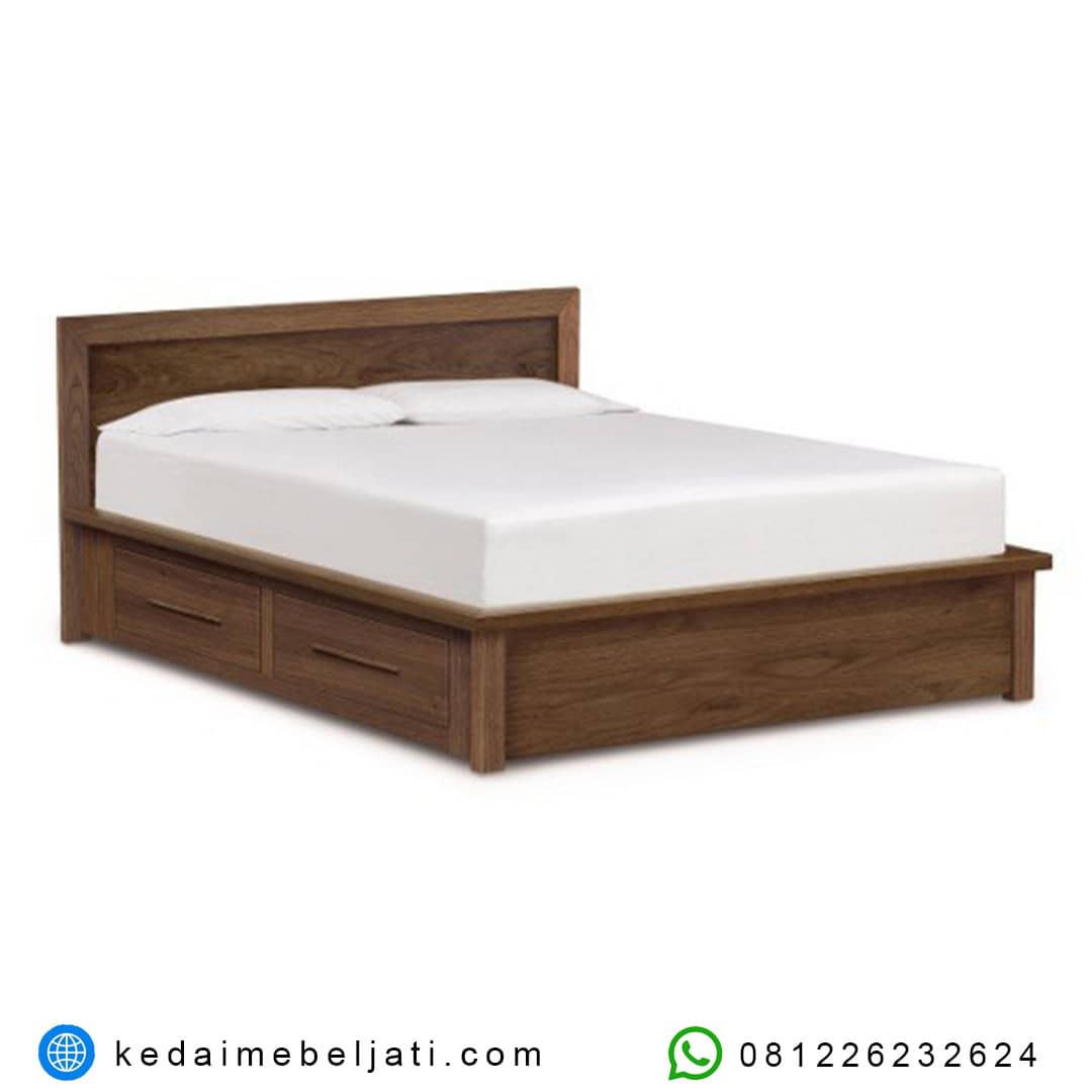 Tempat Tidur Jati Minimalis