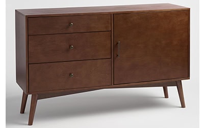Bufet Tv Vintage Minimalis 3 Laci