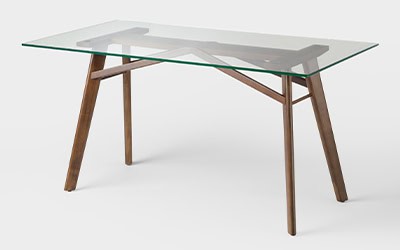 Meja Makan Kaca Model Modern Minimalis