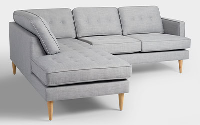 Sofa Sudut Vintage Minimalis Foxy