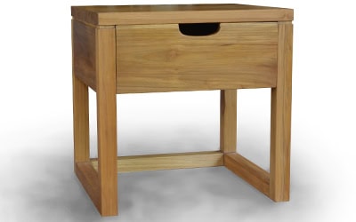 Nakas Kayu Jati 1 Laci Minimalis