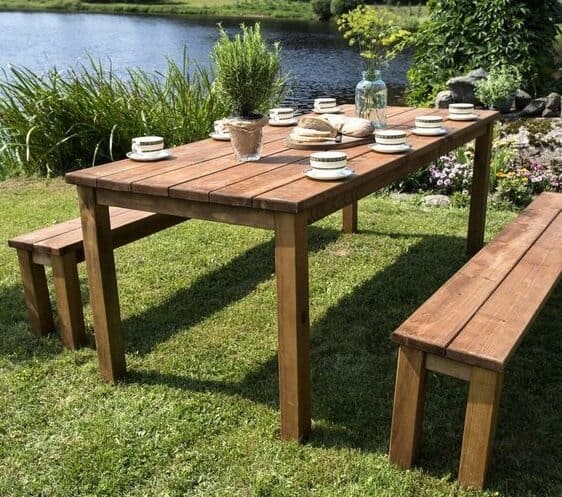 meja makan kayu jati