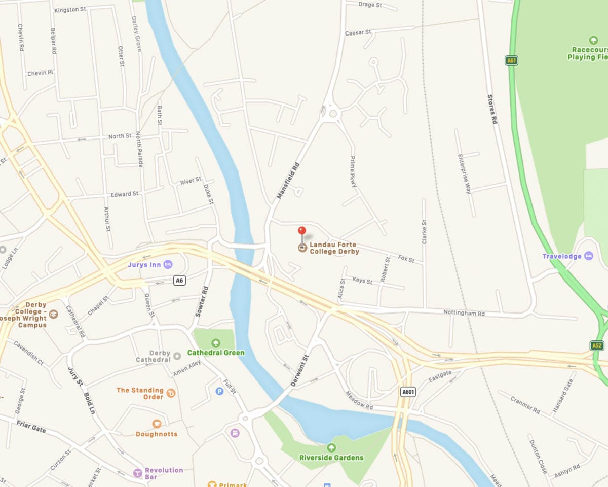 View the College in your maps app