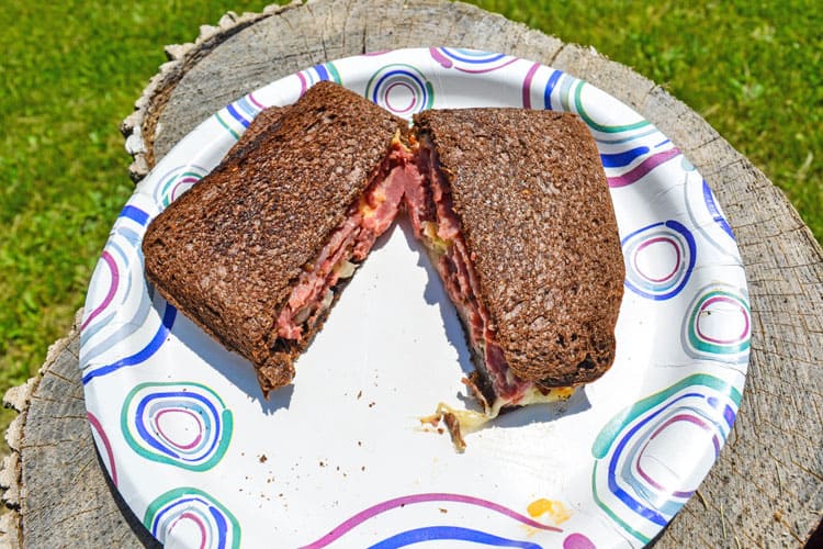 Reuben Inspired Campfire Sandwich Recipe