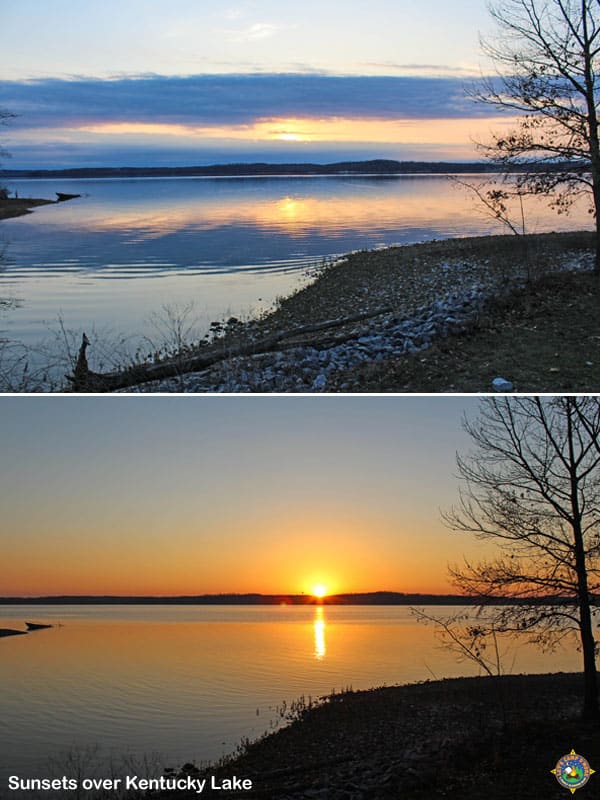 Sunsets over Kentucky Lake
