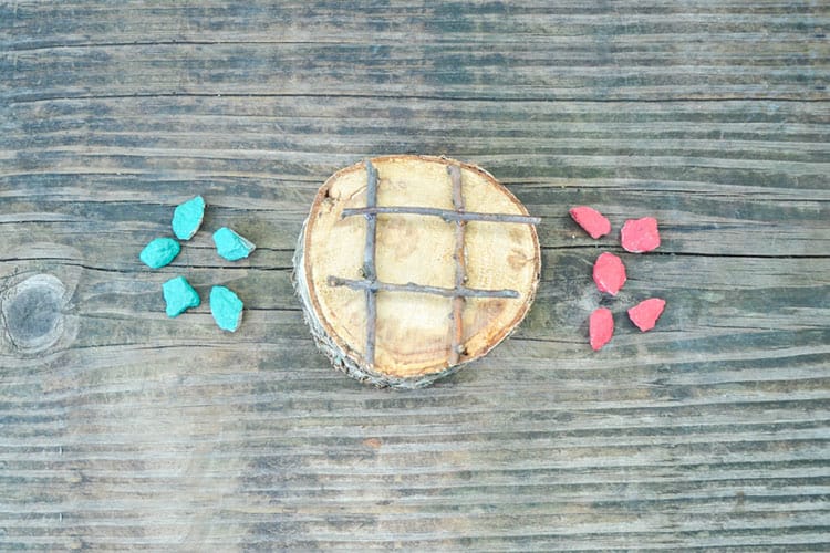 DIY Outdoor Tic Tac Toe Game