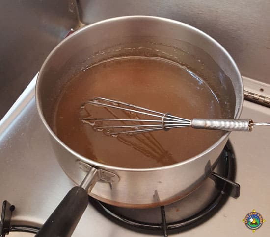 pot boiling on the stove