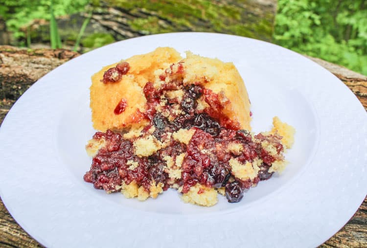 Lemon Blueberry Dump Cake