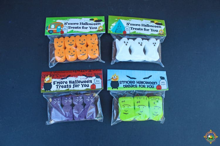 Halloween Peeps S’mores Kit Free Printable