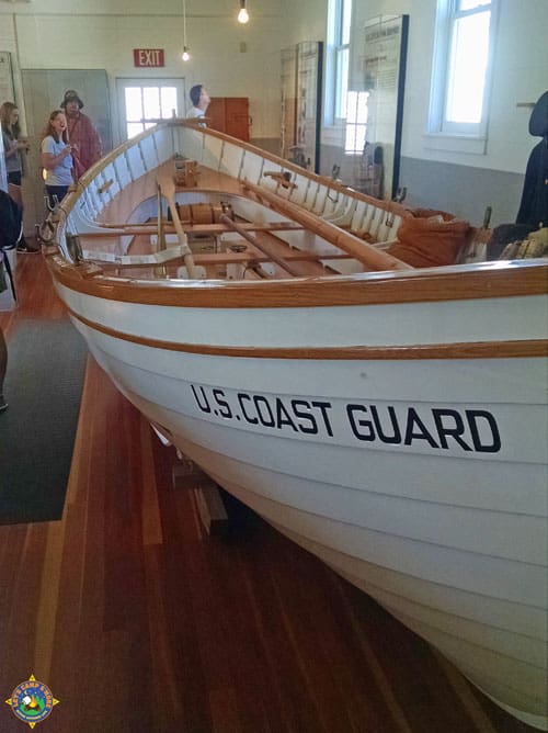 old coast guard lifeboat from Lake Superior