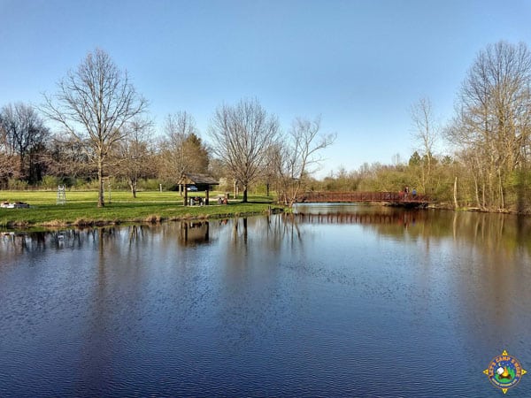 fishing pond at Fox Ridge State Park