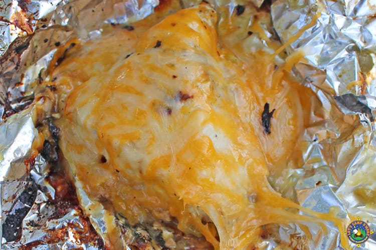 Green Chile Chicken Foil Packets