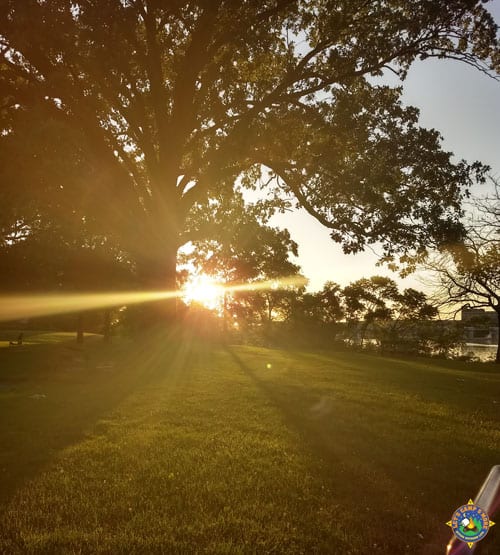 Illini State Park sunset