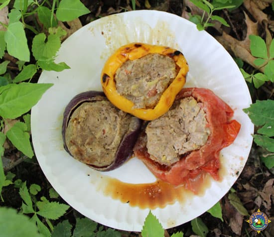 Meatloaf Stuffed Vegetables