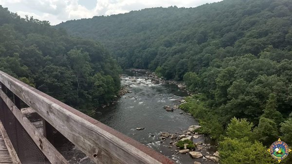Rafts on the Lower Yough River