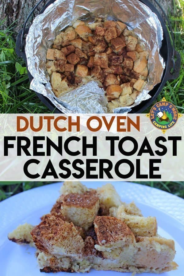 collage of french toast casserole