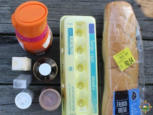 camping french toast ingredients