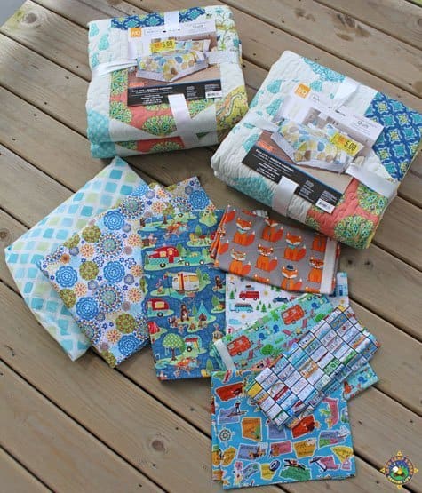quilts and fabric