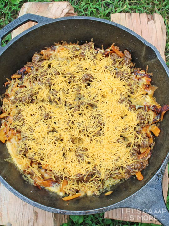 Easy Camping Skillet BBQ