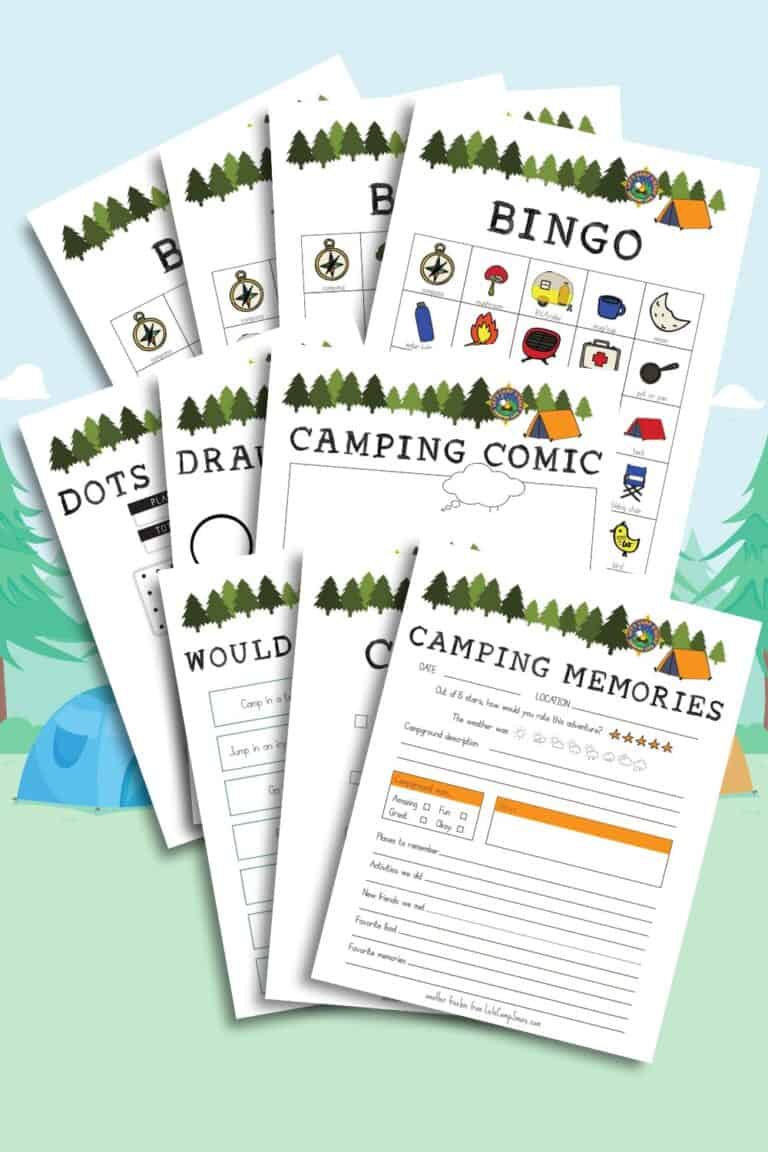 Kids Camping Activity Set